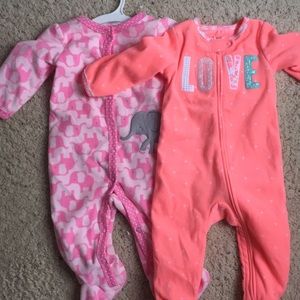 Footed pjs for 9 months- Carter’s brand new!